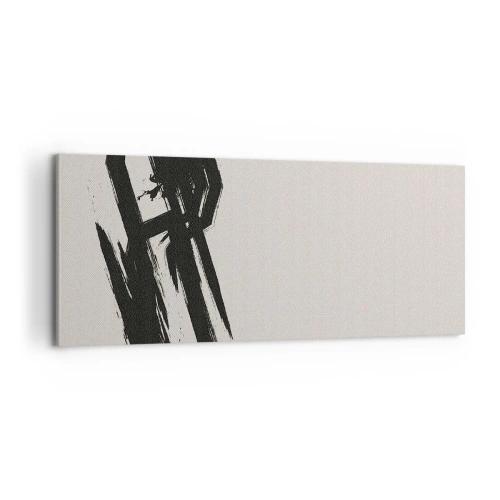 Canvastavla - Bild på duk - En ostoppbar rörelse - 100x40 cm