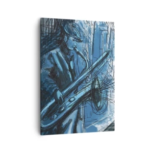 Canvastavla - Bild på duk - Stadsrapsodi - 50x70 cm