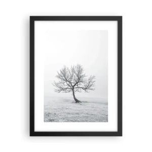 Affisch i svart ram - Mot intet - 30x40 cm