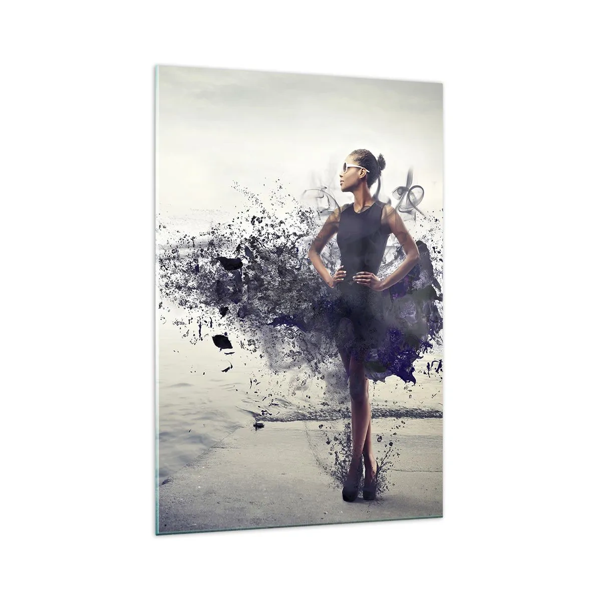 Glastavla - Bild på glas - Venus från Afrika - 70x100 cm