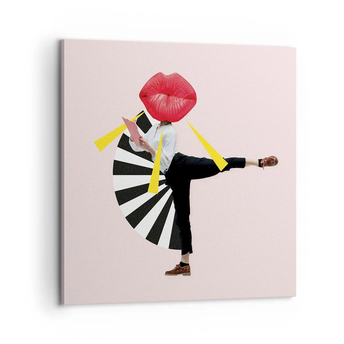 Canvastavla - Bild på duk - Surrealistisk pop-art - 60x60 cm