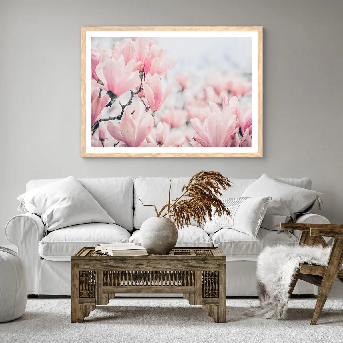 Affisch i ram av ljusek - Perfekt subtilitet - 91x61 cm