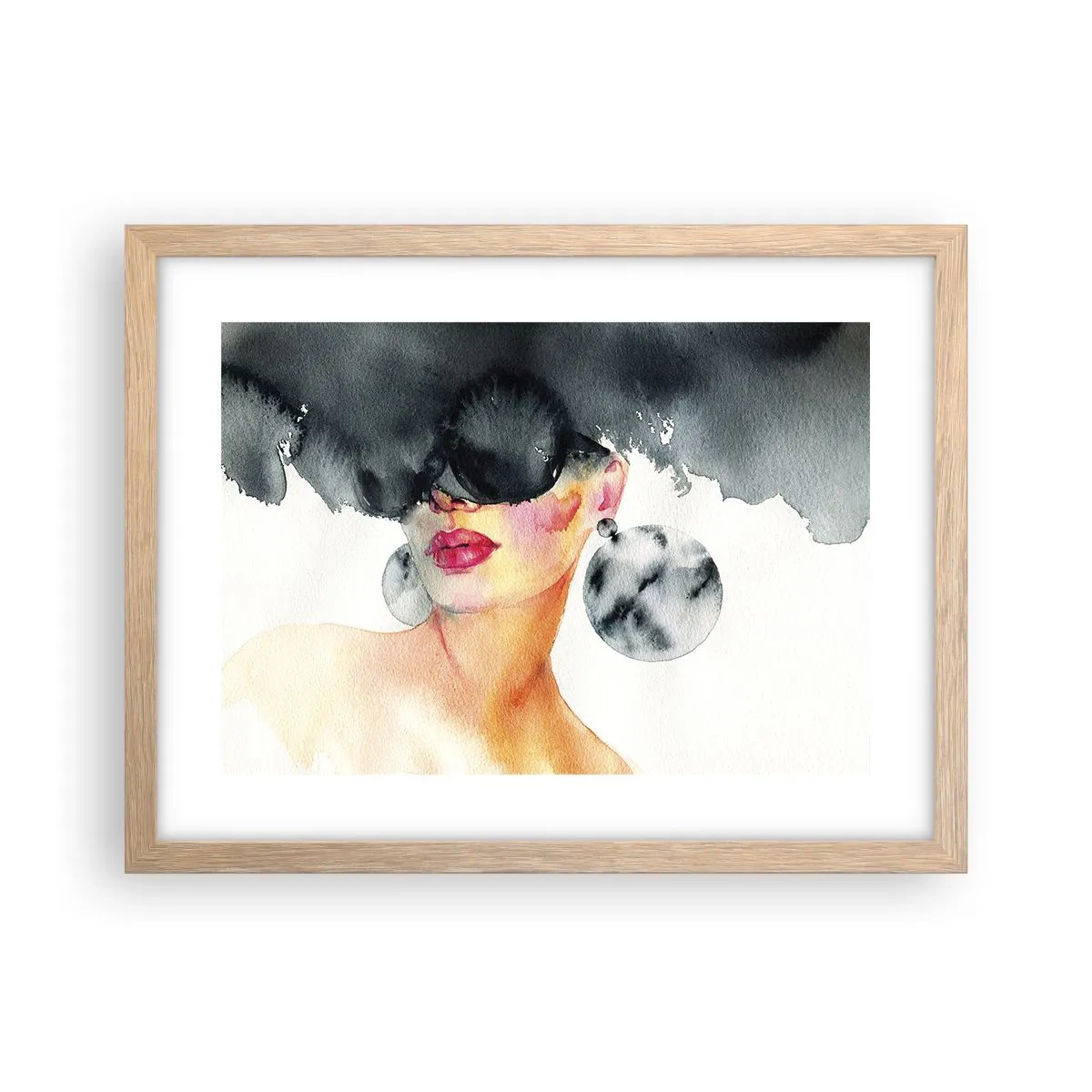 Affisch i ram av ljusek - Elegansens hemlighet - 40x30 cm