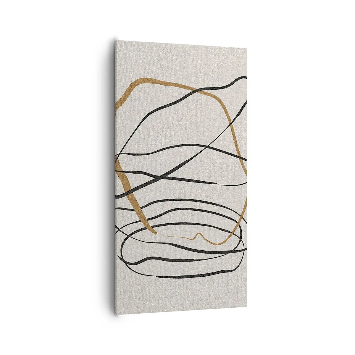 Canvastavla - Bild på duk - Komposition: besittande dans - 65x120 cm