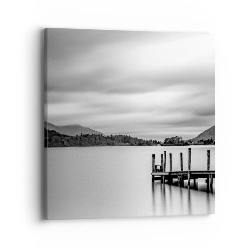 Canvastavla - Bild på duk - Mildhet och styrka - 40x40 cm