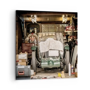 Canvastavla - Bild på duk - Tillbaka till det förflutna - 50x50 cm