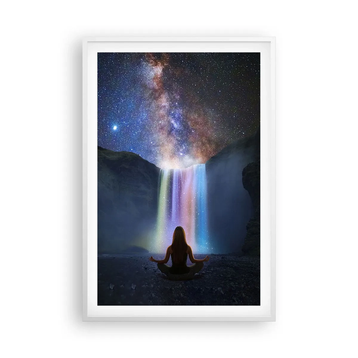 Affisch i vit ram - Absolut harmoni - 61x91 cm