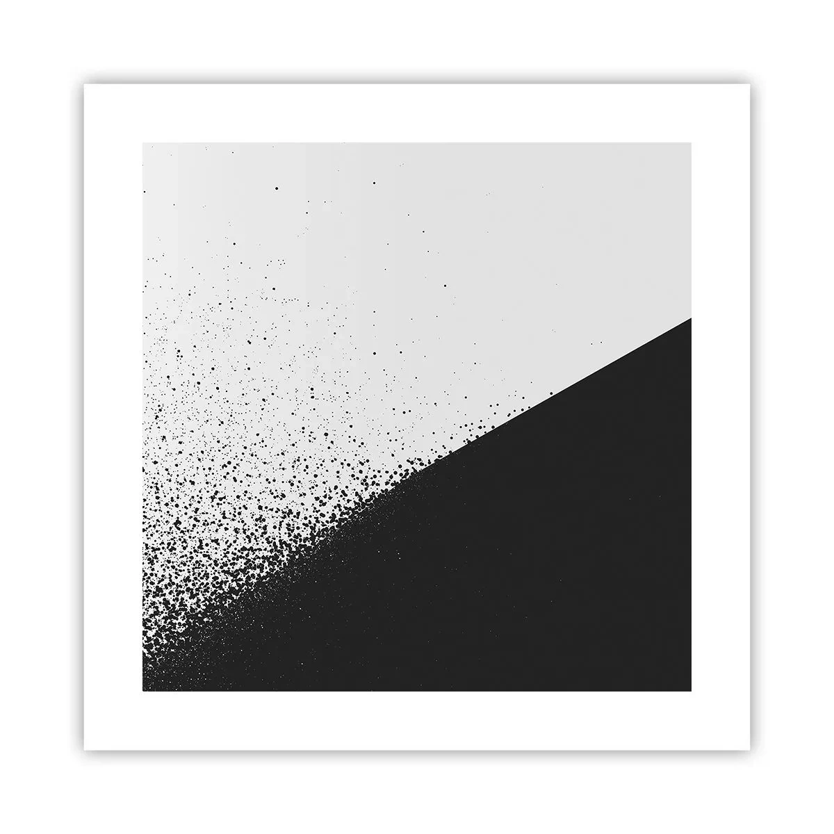 Affisch - Snabbare, mer - 40x40 cm