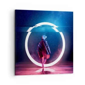 Canvastavla - Bild på duk - Mellan världar - 50x50 cm