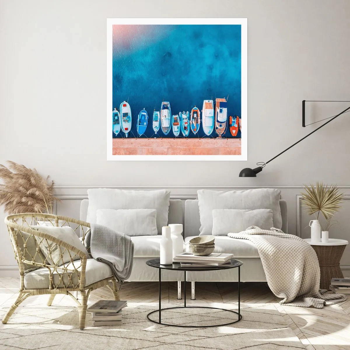 Affisch - I en rad - 50x50 cm