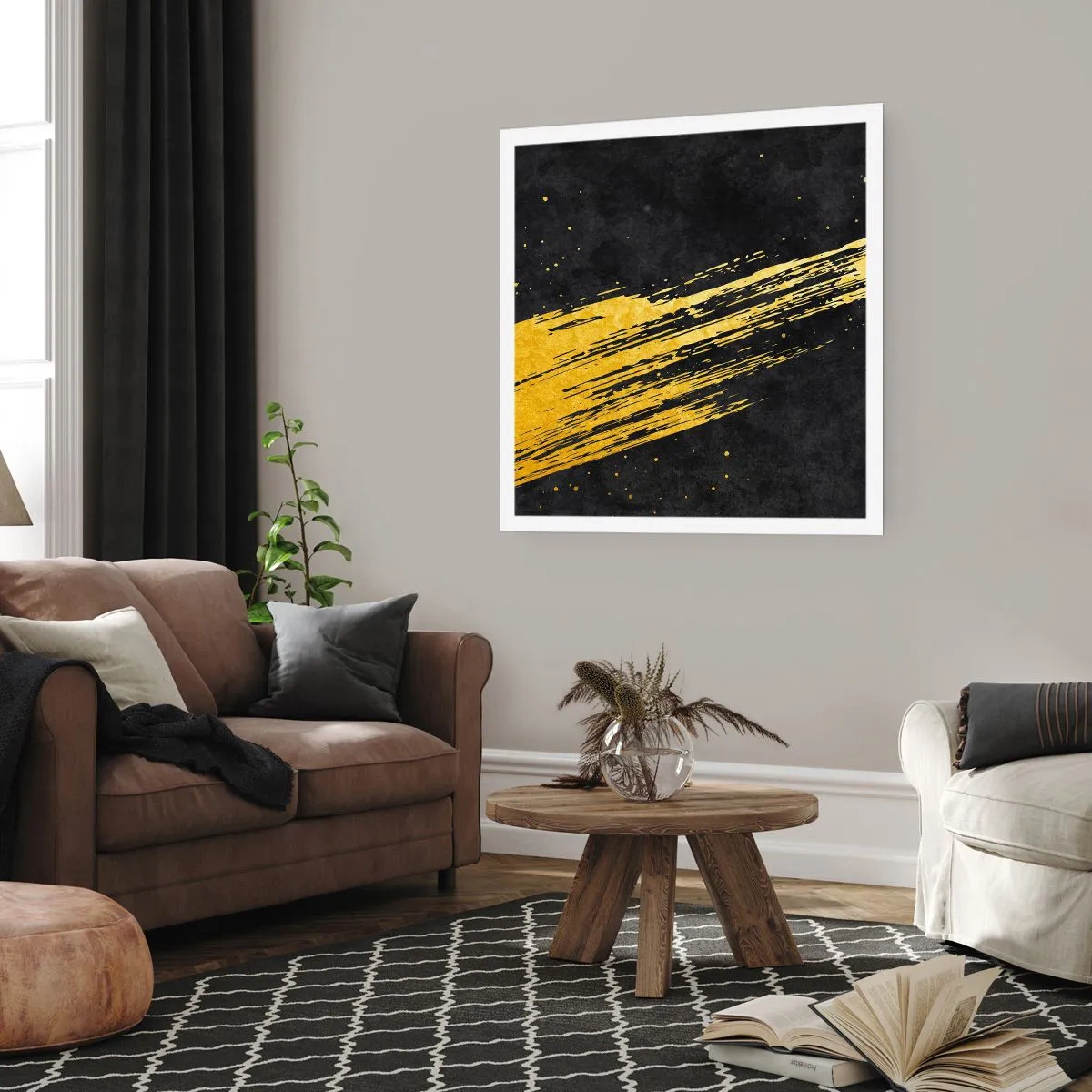 Affisch - Hoppa in i hyperrymden - 60x60 cm