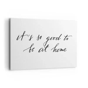 Canvastavla - Bild på duk - Hela sanningen - 120x80 cm