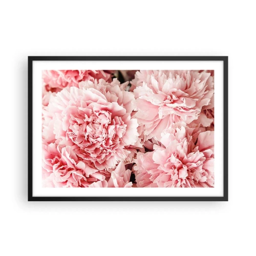 Affisch i svart ram - Rosa dröm - 70x50 cm