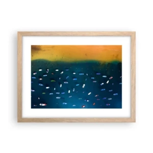 Affisch i ram av ljusek - Ett semesterspel - 40x30 cm