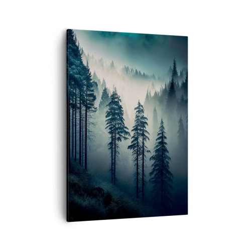 Canvastavla - Bild på duk - Morgon i fjällen - 50x70 cm