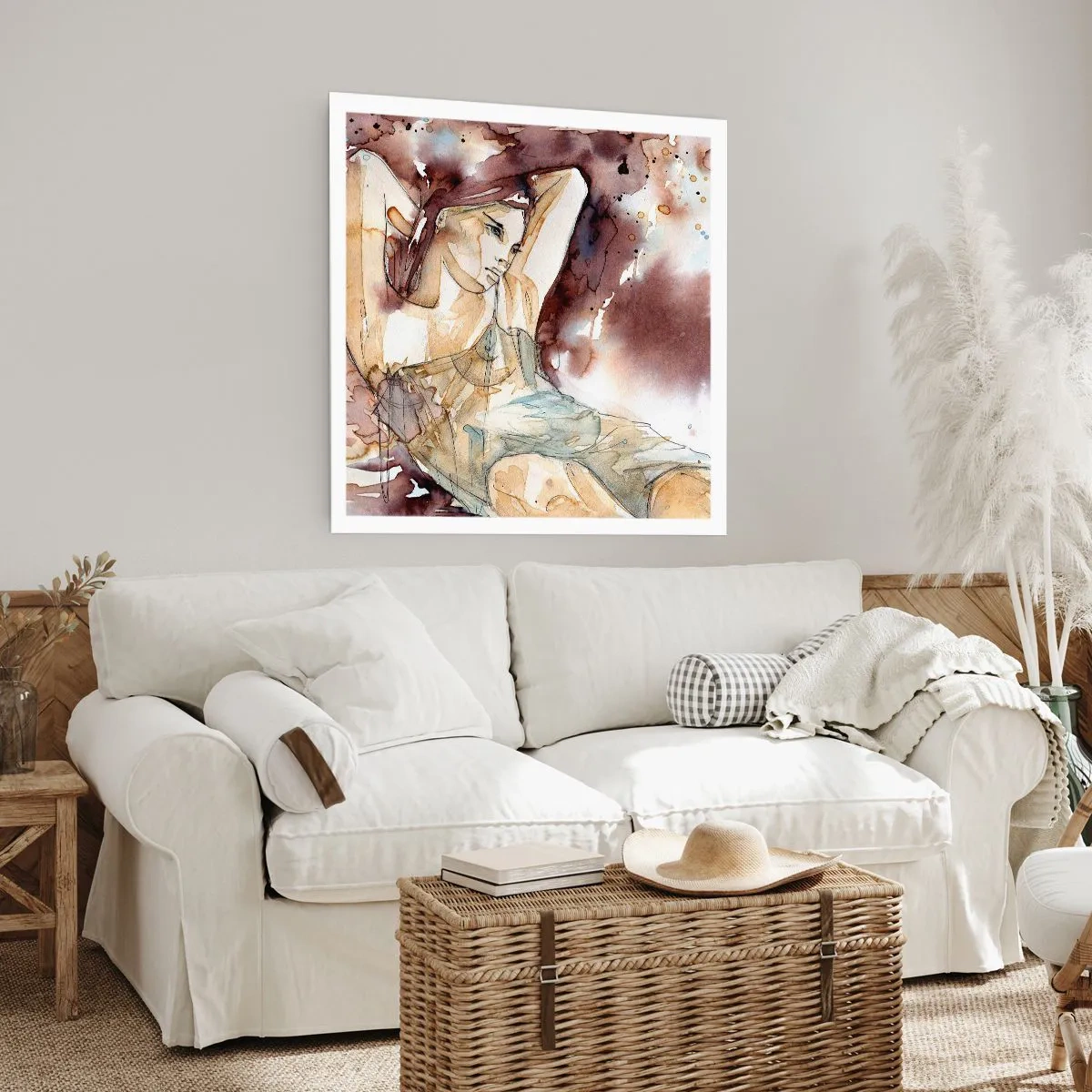 Affisch - I lila stämningen - 60x60 cm