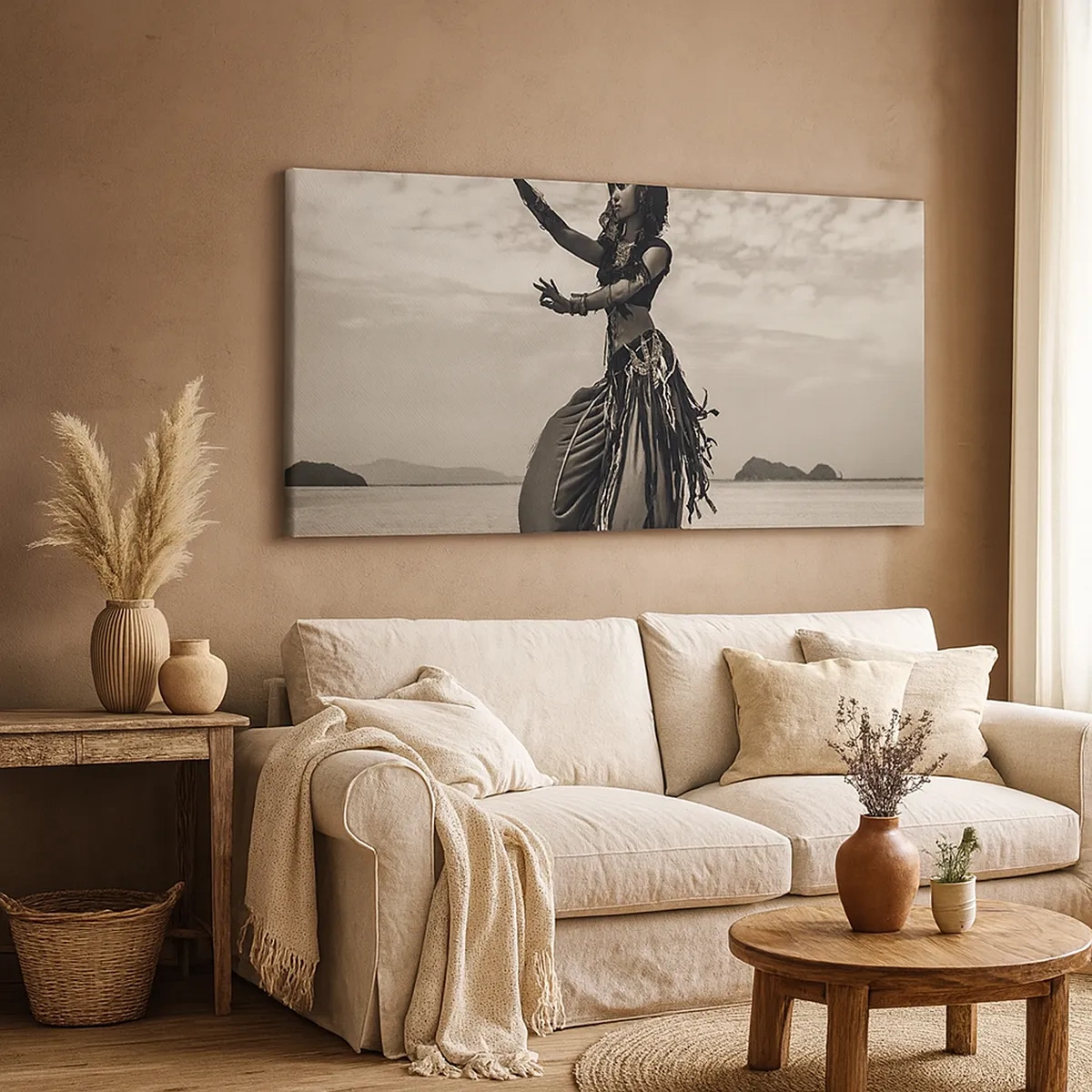 Canvastavla - Bild på duk - Sydliga öars dans - 30x30 cm