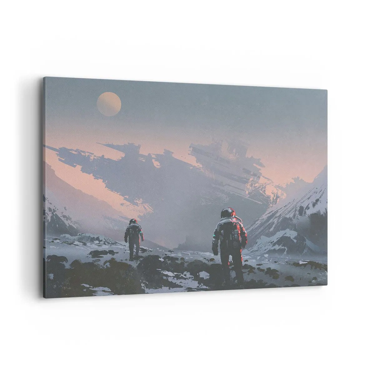 Canvastavla - Bild på duk - Under en okänd stjärna - 100x70 cm