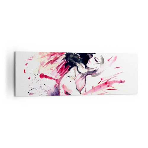 Canvastavla - Bild på duk - Kärleksfull uppfyllelse - 160x50 cm