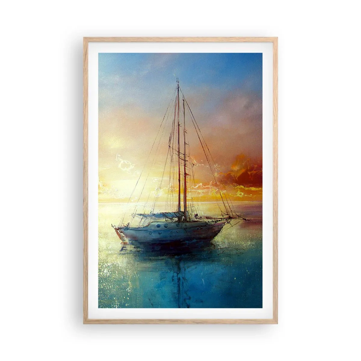 Affisch i ram av ljusek - I guldviken - 61x91 cm