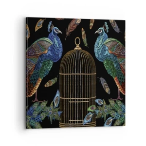 Canvastavla - Bild på duk - I kungliga kläder - 70x70 cm