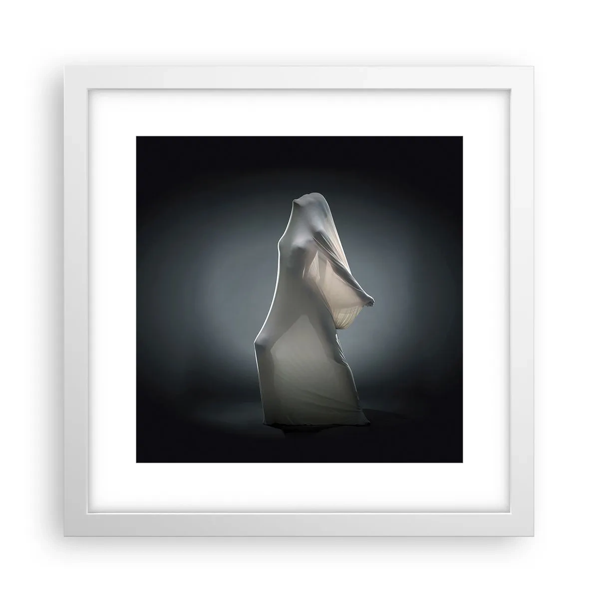 Affisch i vit ram - Dolda drömmar - 30x30 cm