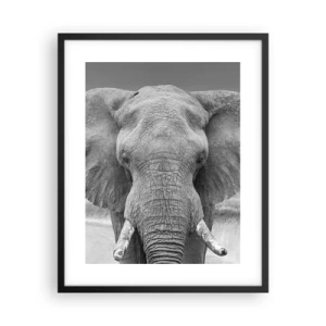 Affisch i svart ram - Välkommen till min värld - 40x50 cm