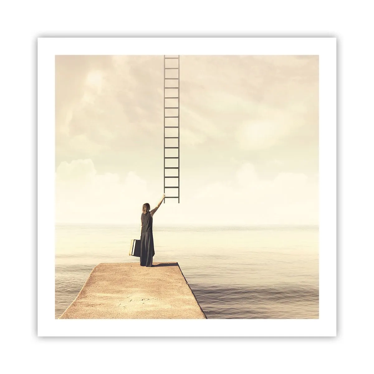 Affisch - Magisk resa - 60x60 cm