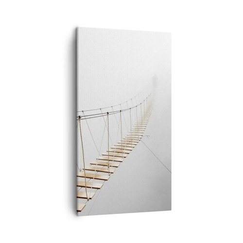 Canvastavla - Bild på duk - Vart leder den dig? - 45x80 cm