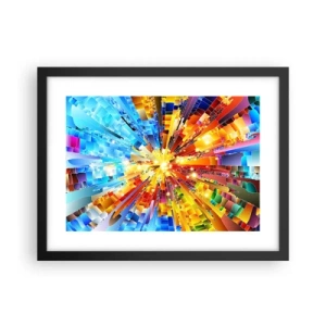 Affisch i svart ram - In medias res - 40x30 cm