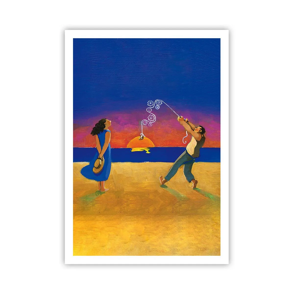 Affisch - Mer än en stjärna från himlen - 70x100 cm