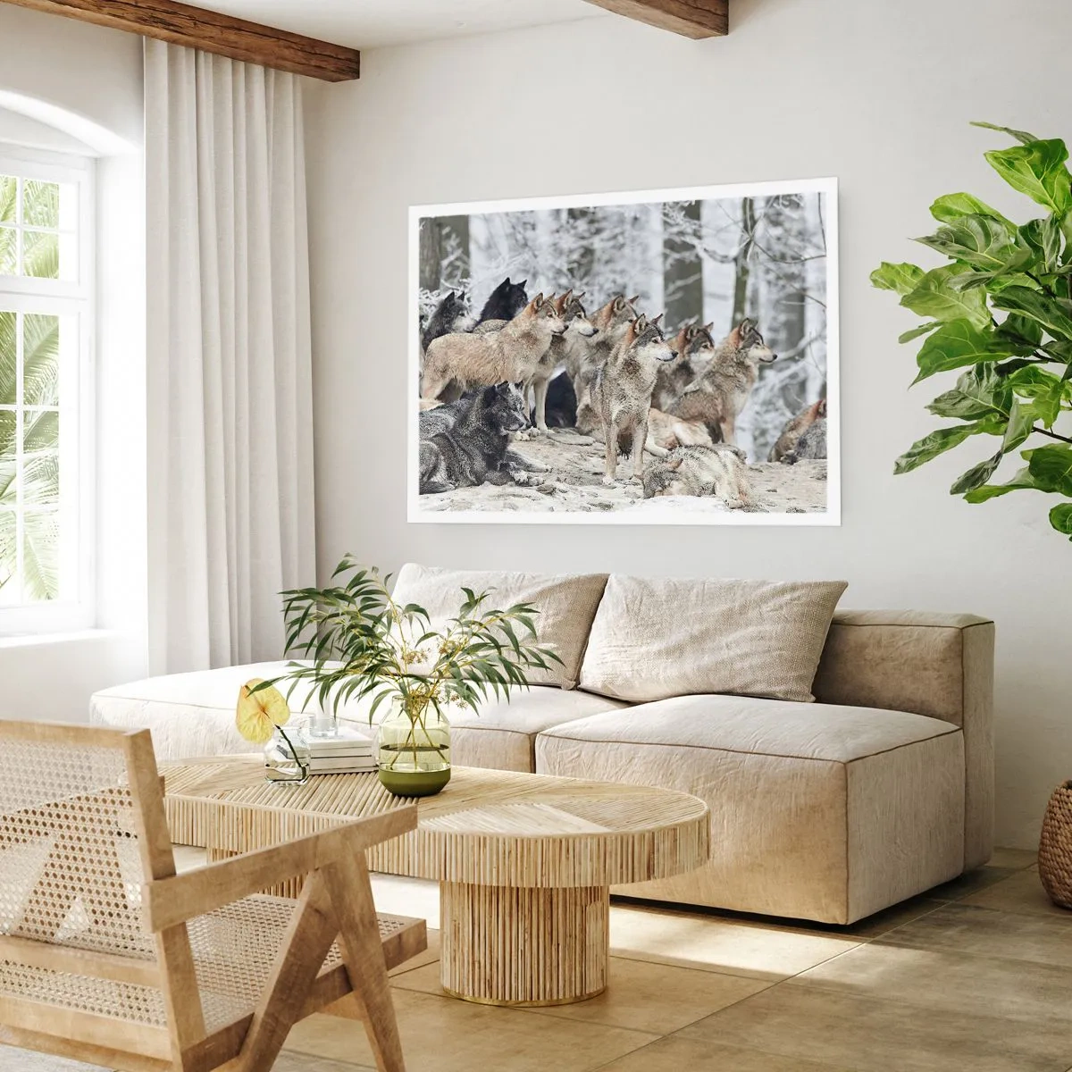 Affisch - Familj och vänner - 40x30 cm