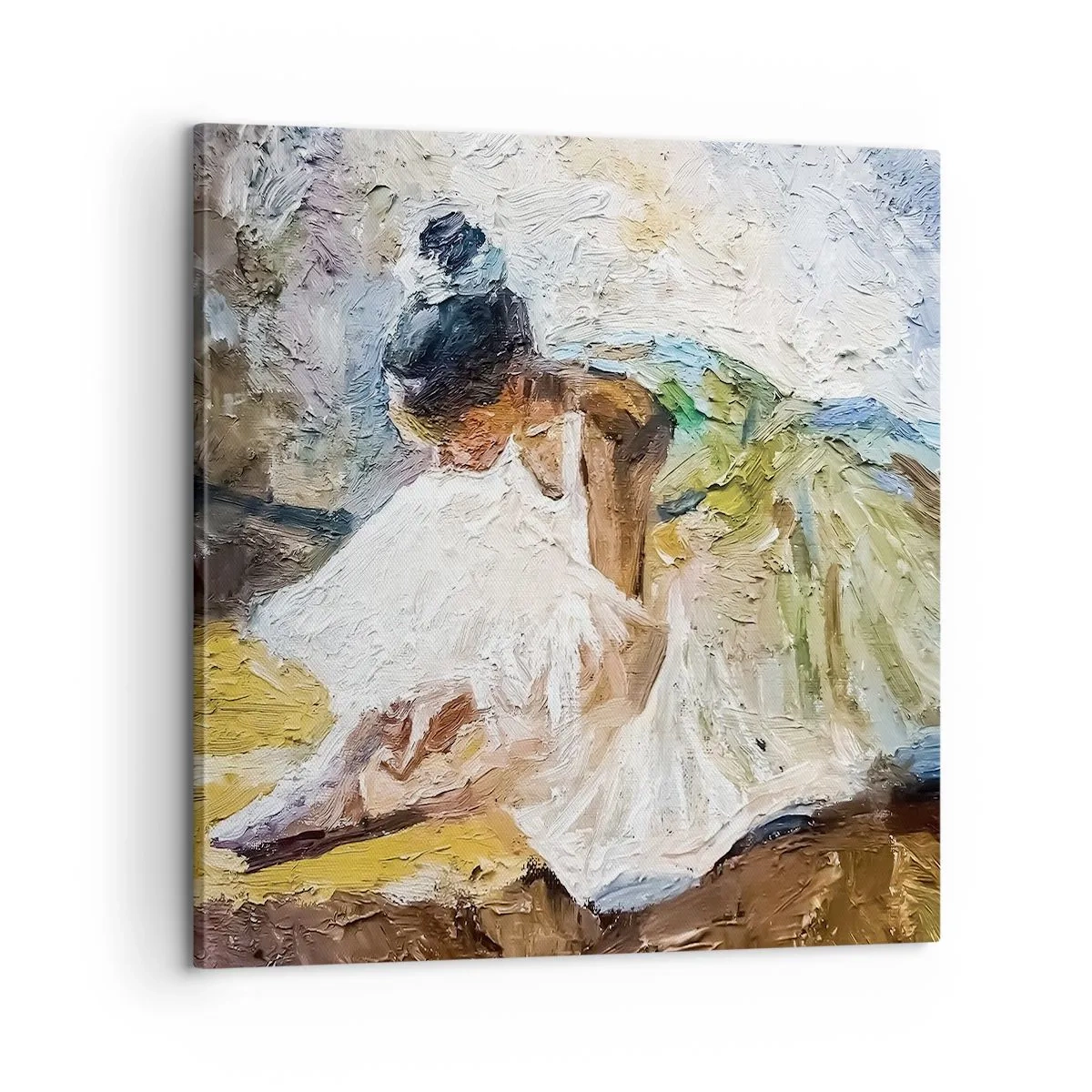 Canvastavla - Bild på duk - Från Degas tavla - 60x60 cm