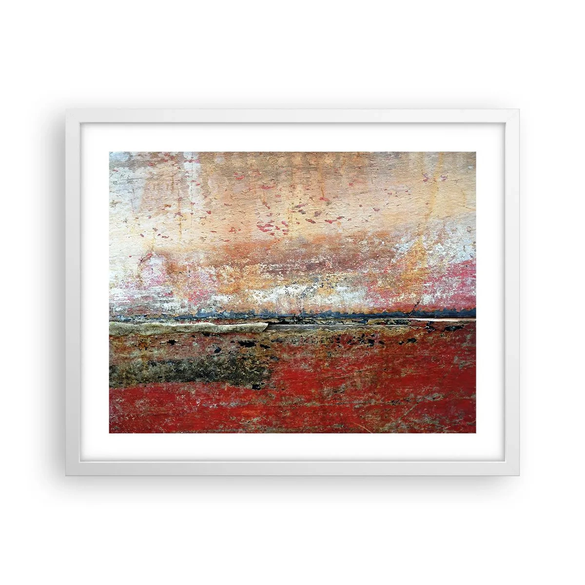 Affisch i vit ram - Kanske är det havet - 50x40 cm