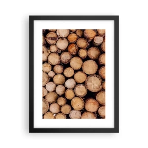 Affisch i svart ram - Ny början - 30x40 cm