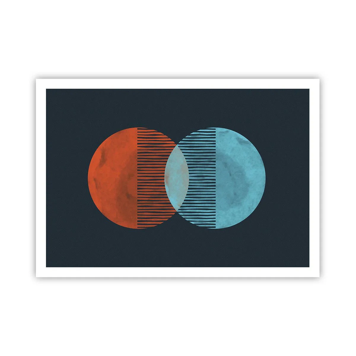 Affisch - Astronomisk fantasi - 100x70 cm