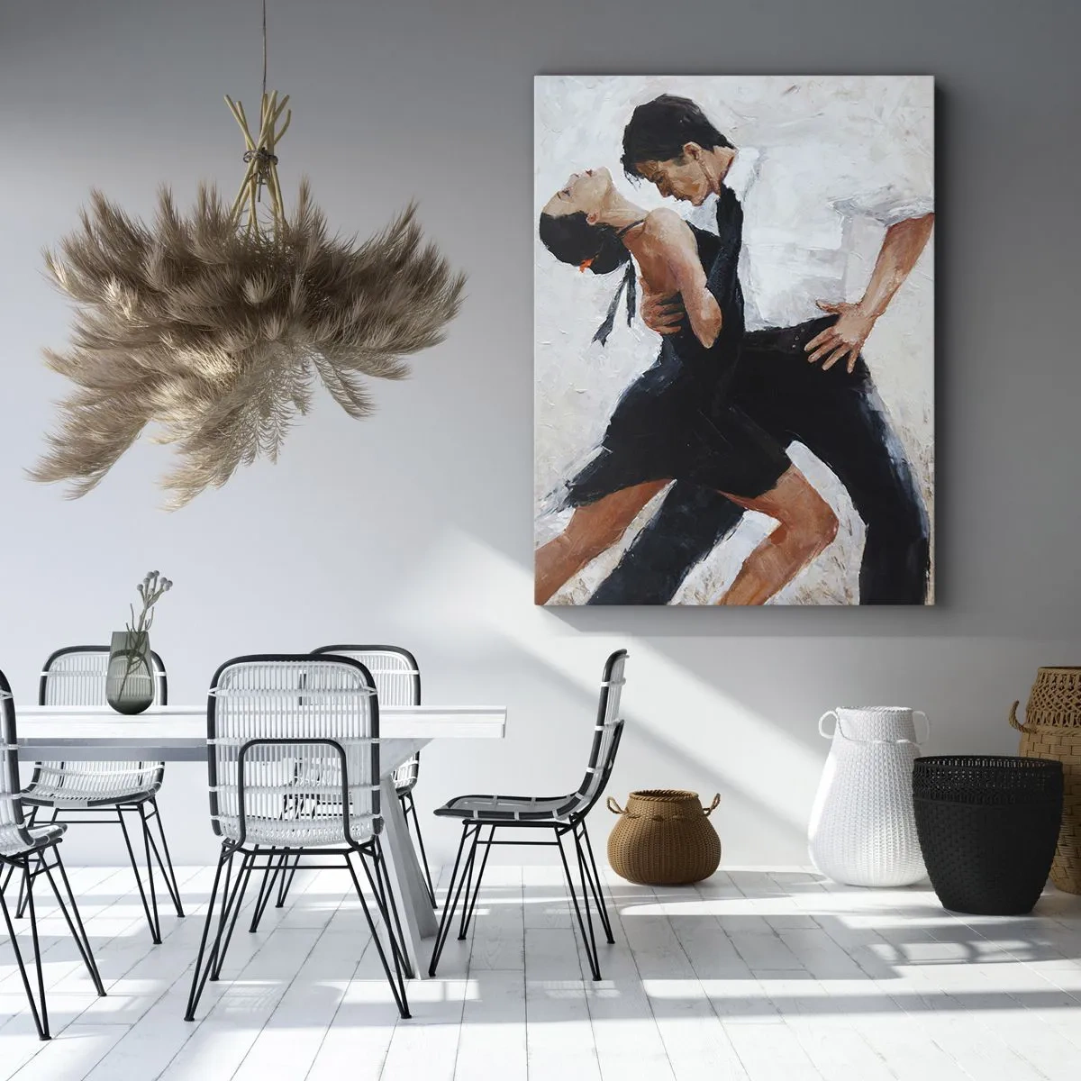 Canvastavla - Bild på duk - Mina drömmars tango - 50x70 cm
