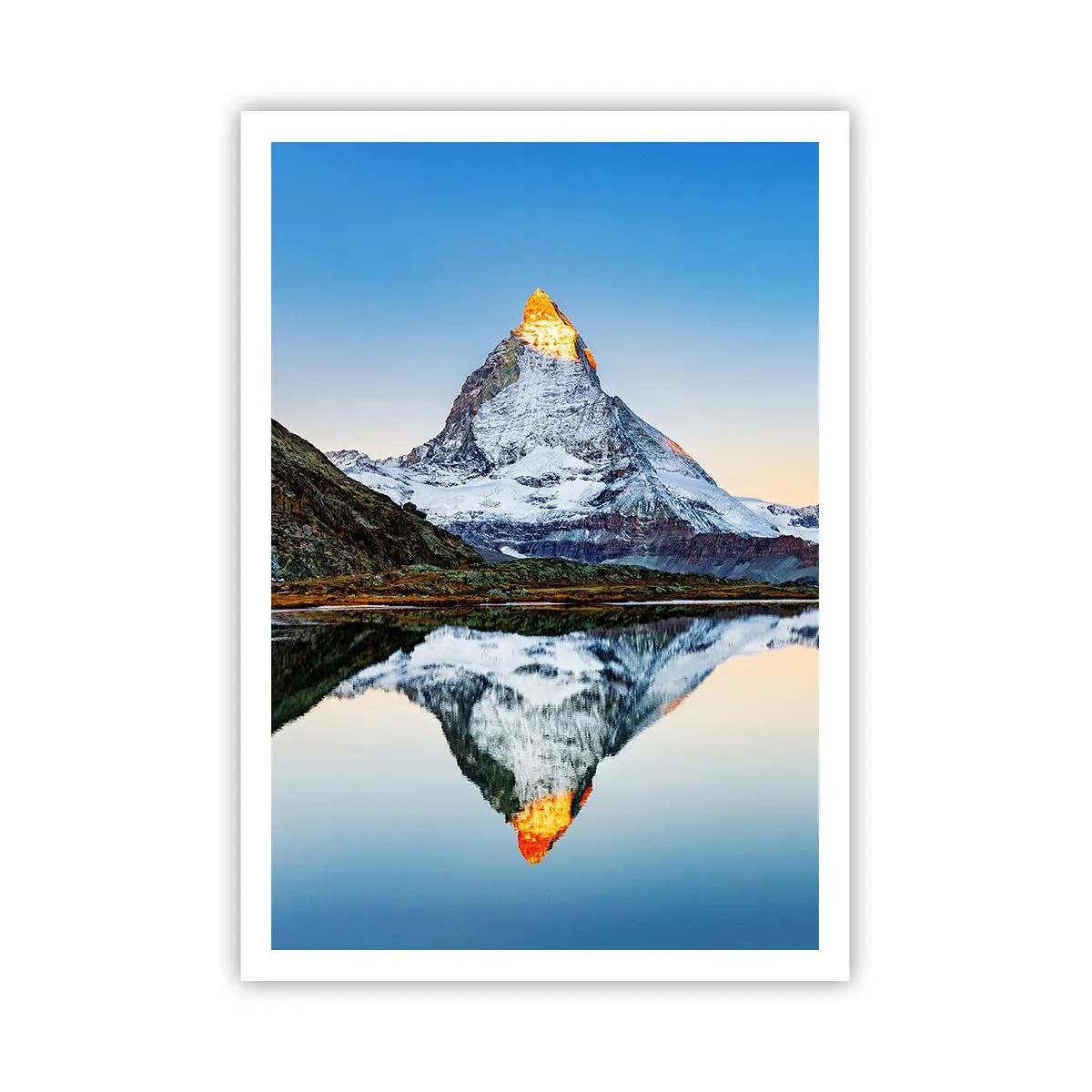 Affisch - Två världar - 70x100 cm