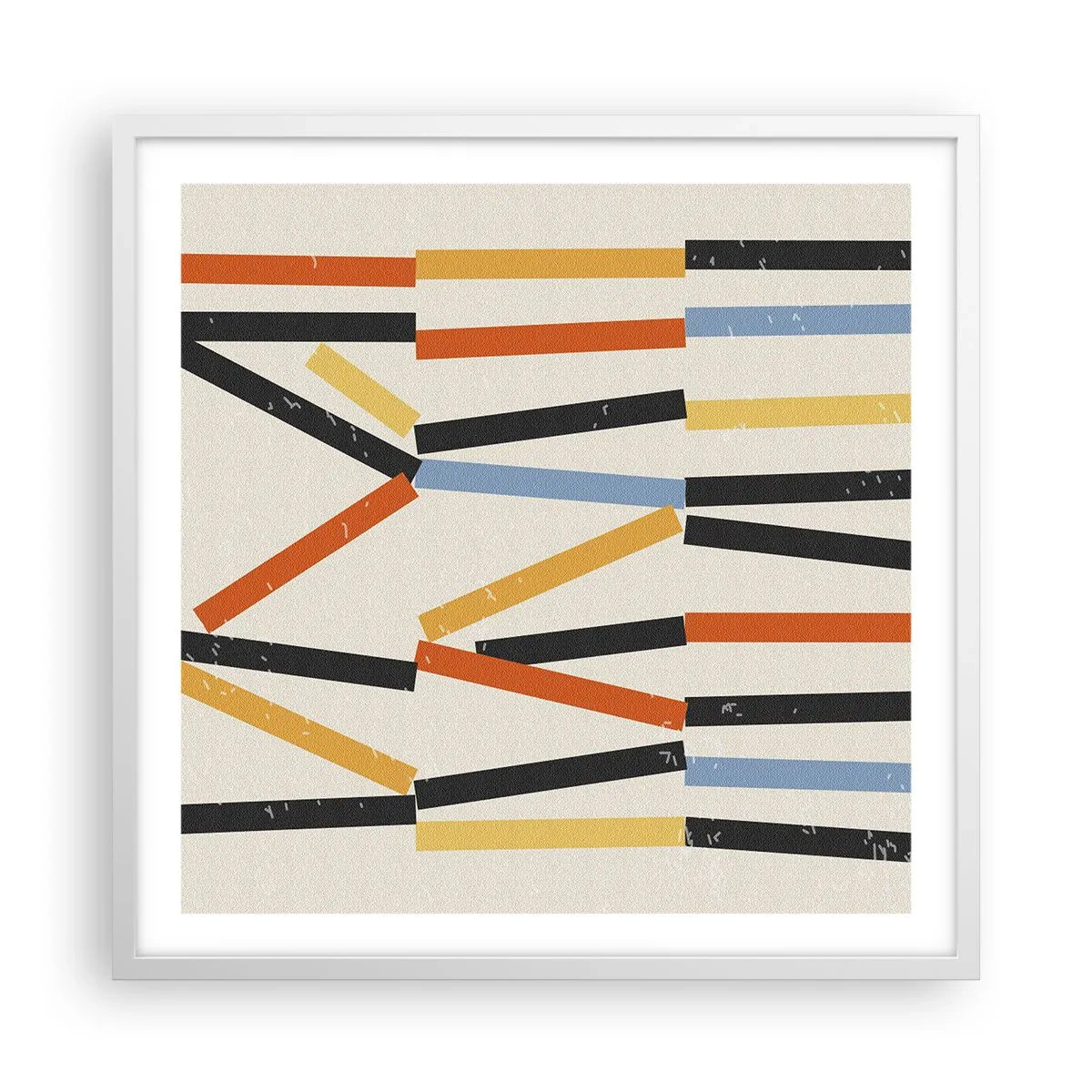 Affisch i vit ram - Horisontell komposition - 60x60 cm