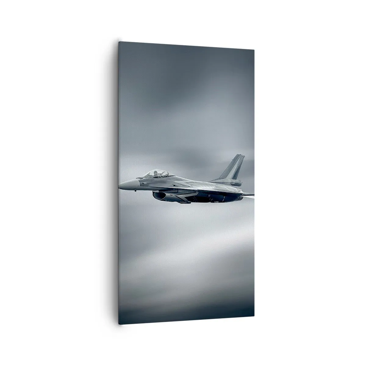 Canvastavla - Bild på duk - Utmanar du? - 65x120 cm