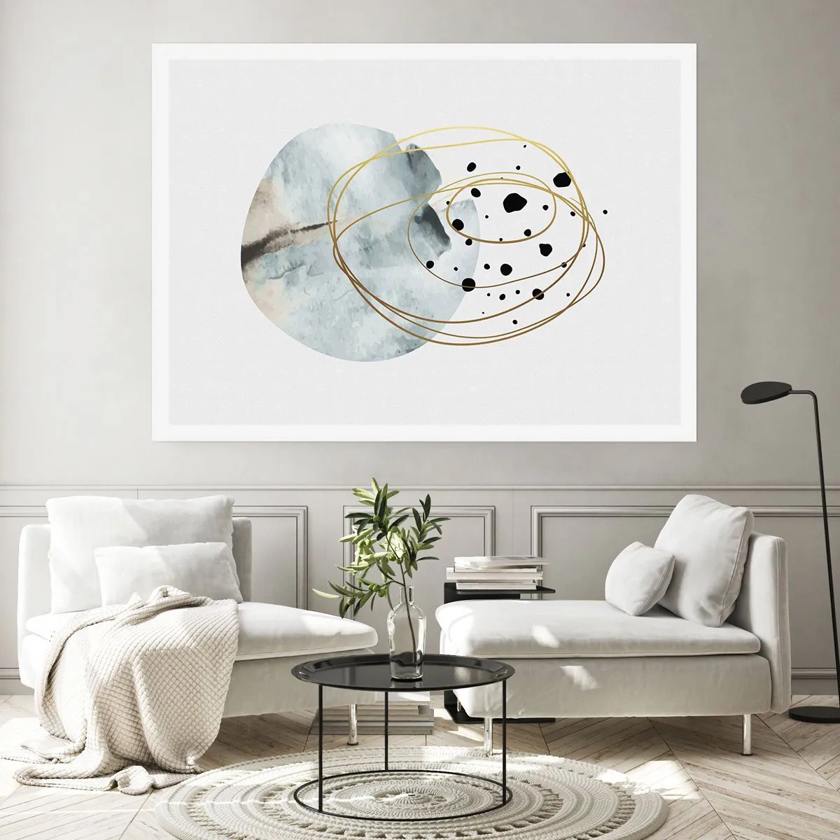 Affisch - I rummets famn - 91x61 cm