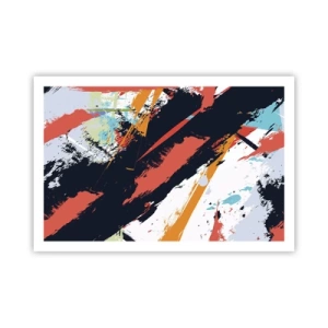Affisch - Dynamisk komposition - 91x61 cm