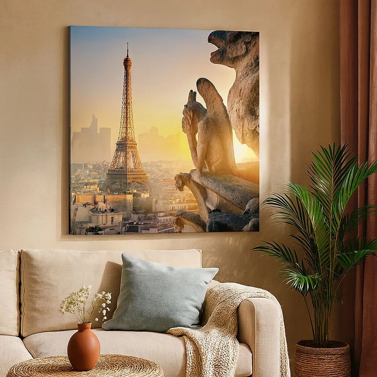 Canvastavla - Bild på duk - En hel del har ändrats… - 30x30 cm