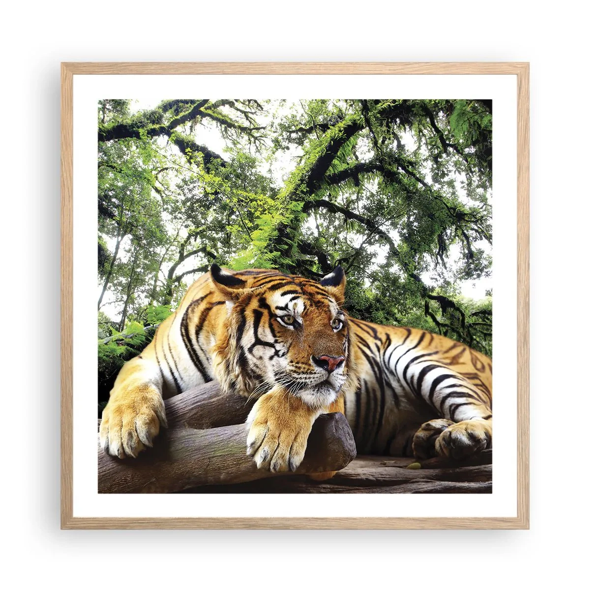 Affisch i ram av ljusek - Med vänlig hälsning - 60x60 cm