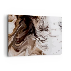 Canvastavla - Bild på duk - Färgabstraktion - 100x70 cm