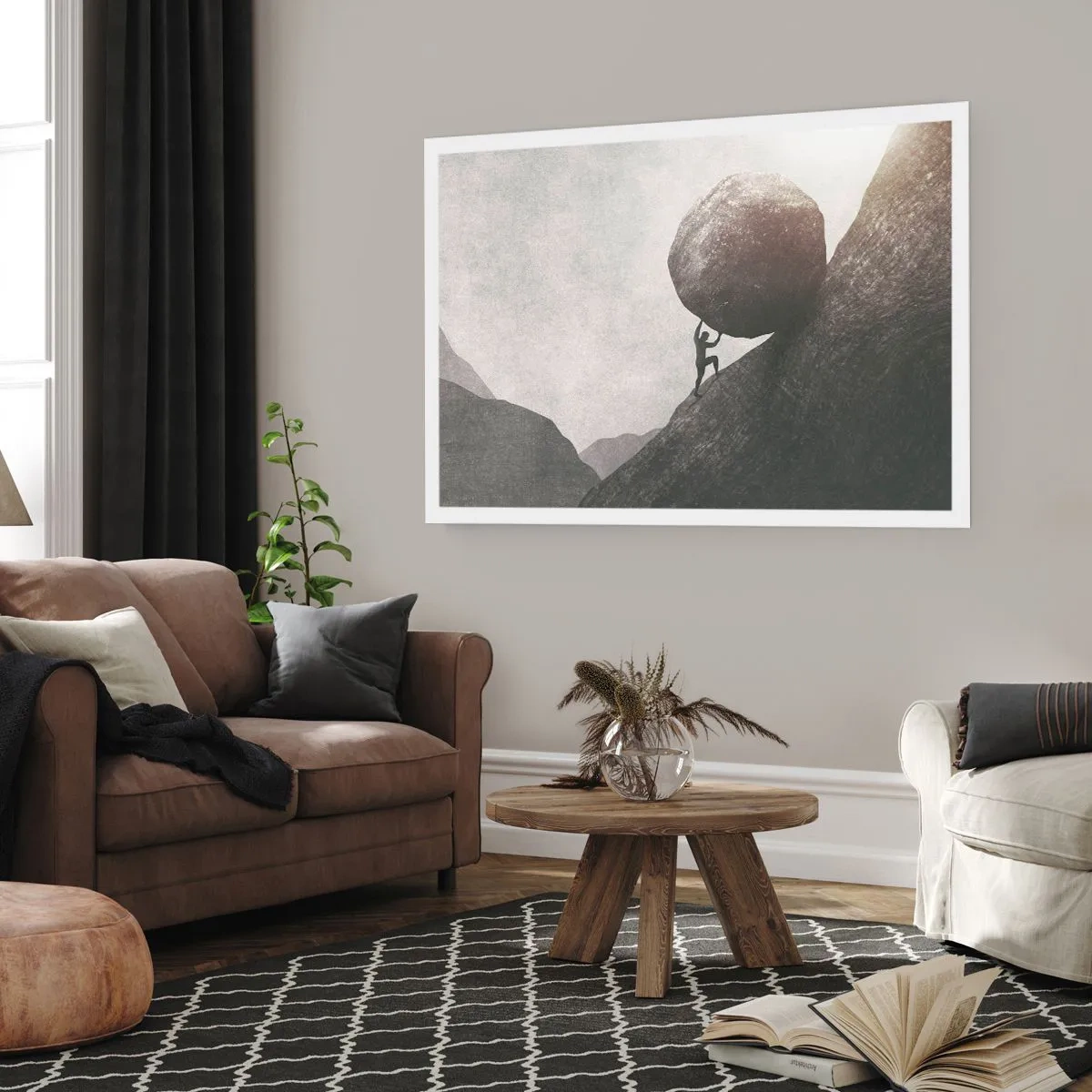 Affisch - Jag tror i strid mot hoppet - 40x30 cm