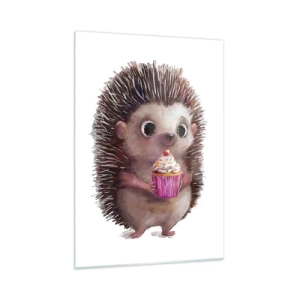 Glastavla - Bild på glas - Varje dag är helgdag - 50x70 cm