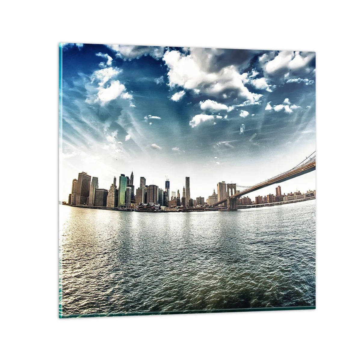 Glastavla - Bild på glas - Glasö - 40x40 cm