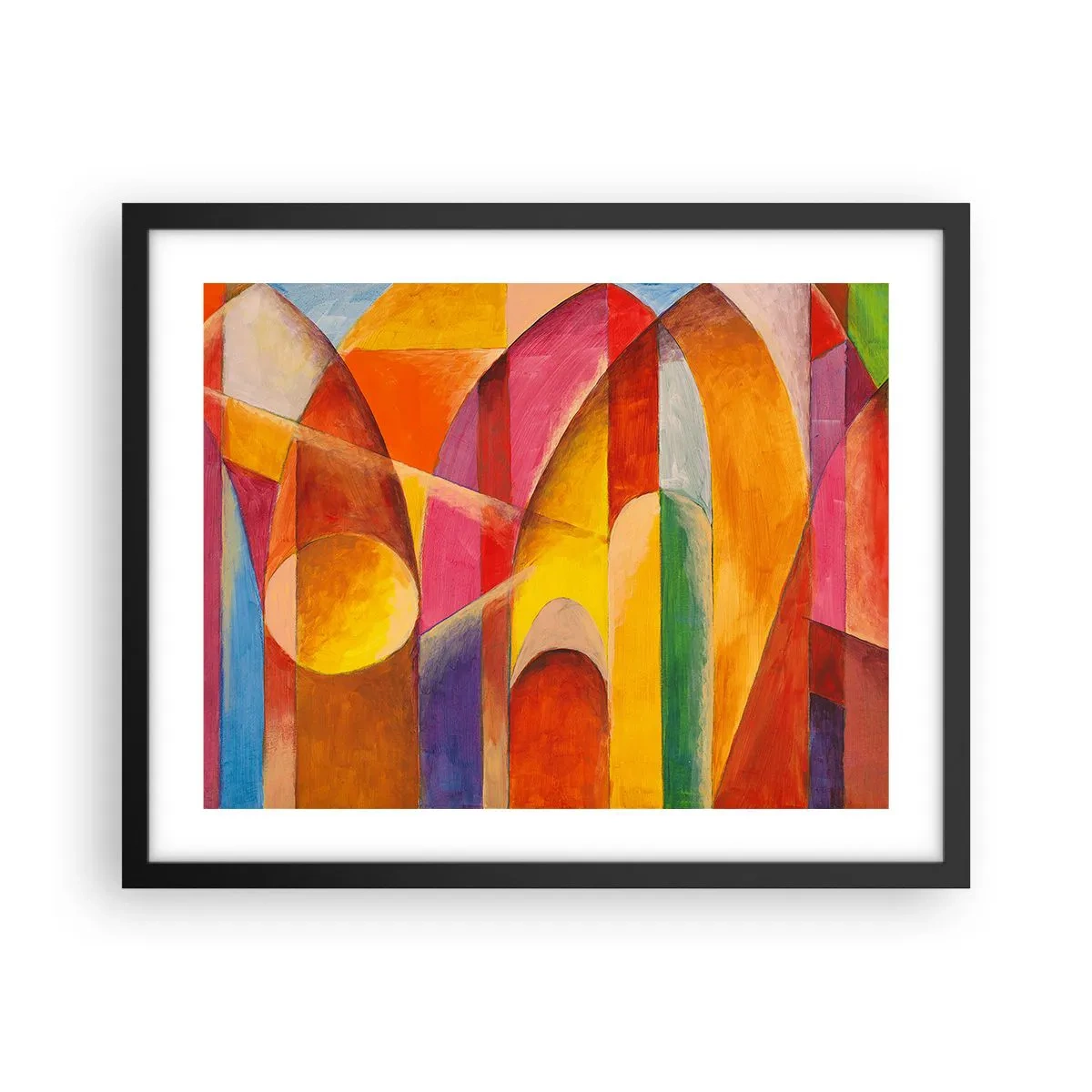 Affisch i svart ram - Solens domkyrka - 50x40 cm