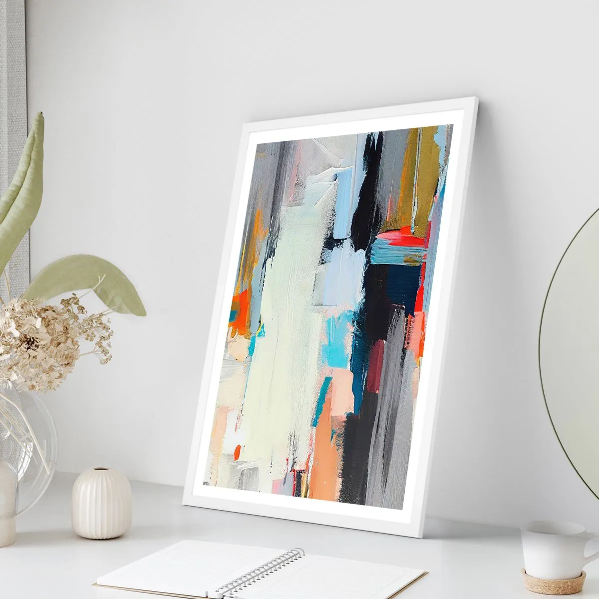 Affisch i vit ram - Finns det någon metod? - 70x100 cm